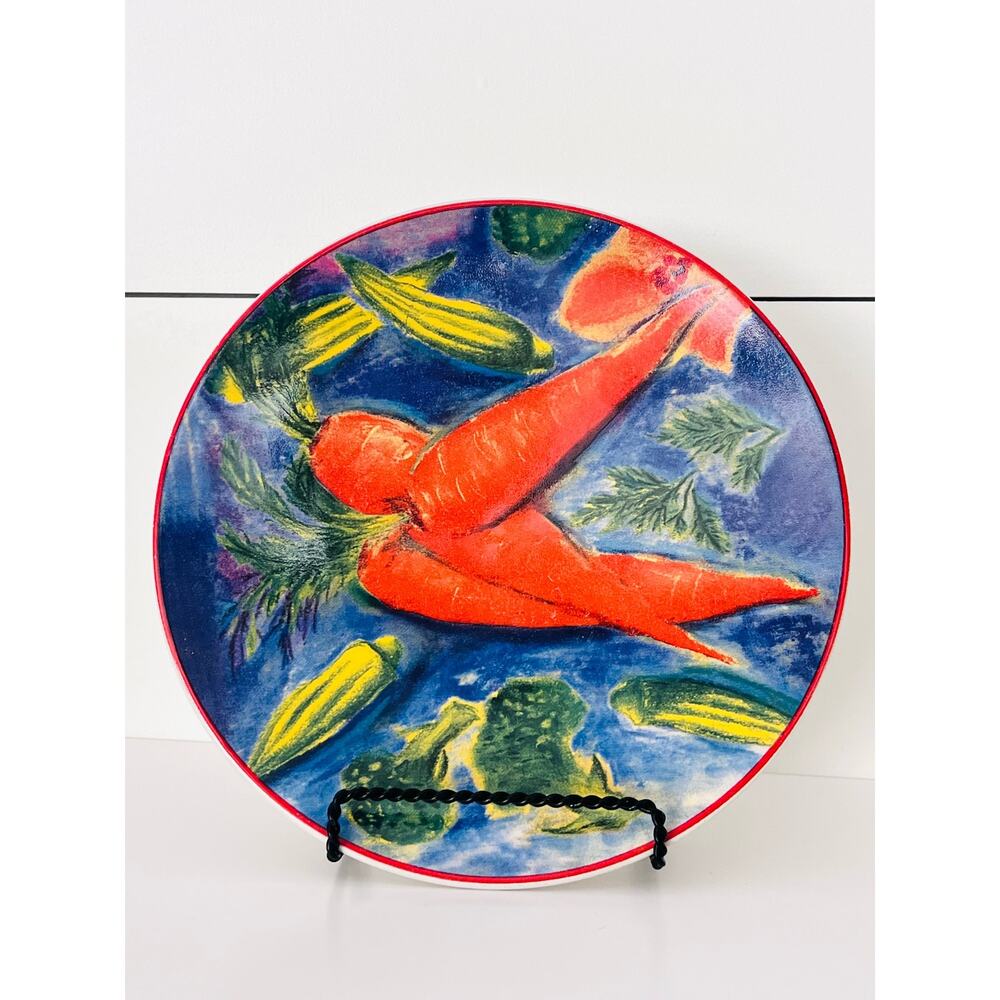 🥕 Certified Int'l “PROVENCE” Linda Montgomery Carrot 8" Salad Plate